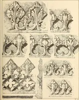 An illustration from Gothic ornaments, selected from various ancient buildings in England and France : exhibiting numerous specimens of every description of decorative detail, from the XIth. to the beginning of the XVIth. cent. (1900)