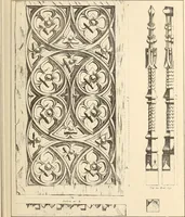 An illustration from Gothic ornaments, selected from various ancient buildings in England and France : exhibiting numerous specimens of every description of decorative detail, from the XIth. to the beginning of the XVIth. cent. (1900)