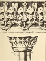 An illustration from Gothic ornaments, selected from various ancient buildings in England and France : exhibiting numerous specimens of every description of decorative detail, from the XIth. to the beginning of the XVIth. cent. (1900)