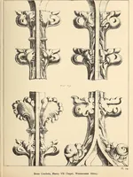 Picture 15 of 95 from Gothic ornaments, selected from various ancient buildings in England and France : exhibiting numerous specimens of every description of decorative detail, from the XIth. to the beginning of the XVIth. cent. (1900), leaf 37