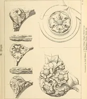 An illustration from Gothic ornaments, selected from various ancient buildings in England and France : exhibiting numerous specimens of every description of decorative detail, from the XIth. to the beginning of the XVIth. cent. (1900)