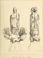 Picture 27 of 95 from Gothic ornaments, selected from various ancient buildings in England and France : exhibiting numerous specimens of every description of decorative detail, from the XIth. to the beginning of the XVIth. cent. (1900), leaf 61