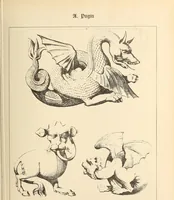 Picture 34 of 95 from Gothic ornaments, selected from various ancient buildings in England and France : exhibiting numerous specimens of every description of decorative detail, from the XIth. to the beginning of the XVIth. cent. (1900), leaf 75
