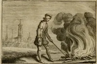 An illustration from Emblemata Florentii Schoonhovii I.C. Goudani, partim moralia, partim etiam civilia. Cum latiori eorundem ejusdem auctoris interpretatione. Accedunt et alia quaedam poëmatia in alijs poëmatum suorum libris non contenta (1618)