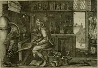An illustration from Emblemata Florentii Schoonhovii I.C. Goudani, partim moralia, partim etiam civilia. Cum latiori eorundem ejusdem auctoris interpretatione. Accedunt et alia quaedam poëmatia in alijs poëmatum suorum libris non contenta (1618)