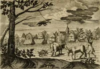 An illustration from Emblemata Florentii Schoonhovii I.C. Goudani, partim moralia, partim etiam civilia. Cum latiori eorundem ejusdem auctoris interpretatione. Accedunt et alia quaedam poëmatia in alijs poëmatum suorum libris non contenta (1618)