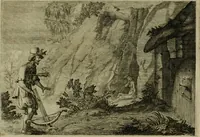 An illustration from Emblemata Florentii Schoonhovii I.C. Goudani, partim moralia, partim etiam civilia. Cum latiori eorundem ejusdem auctoris interpretatione. Accedunt et alia quaedam poëmatia in alijs poëmatum suorum libris non contenta (1618)