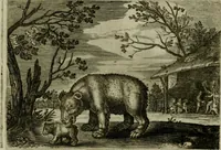 An illustration from Emblemata Florentii Schoonhovii I.C. Goudani, partim moralia, partim etiam civilia. Cum latiori eorundem ejusdem auctoris interpretatione. Accedunt et alia quaedam poëmatia in alijs poëmatum suorum libris non contenta (1618)
