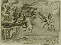 An illustration from Emblemata Florentii Schoonhovii I.C. Goudani, partim moralia, partim etiam civilia. Cum latiori eorundem ejusdem auctoris interpretatione. Accedunt et alia quaedam poëmatia in alijs poëmatum suorum libris non contenta (1618)