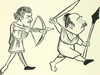 An illustration from The Gould-en treasury (1906)