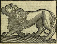 An illustration from Govierno general, moral, y politico. Hallado en las aves mas generosas, y nobles. Sacado de sus naturales virtudes, y propriedades. Añadido en esta vltima impression en diferentes partes: y el libro diez y nueve de las aves monstruosas (1696)