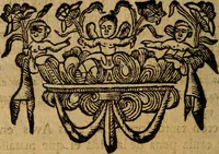 An illustration from Govierno general, moral, y politico. : Hallado en las aves mas generosas, y nobles. Sacado de sus naturales virtudes, y propriedades. Con qvarto tablas diferentes; es la vna para sermones varios de tiempo, y de Santos. (1696)