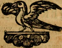 An illustration from Govierno general, moral, y politico. : Hallado en las aves mas generosas, y nobles. Sacado de sus naturales virtudes, y propriedades. Con qvarto tablas diferentes; es la vna para sermones varios de tiempo, y de Santos. (1696)