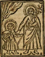 An illustration from Govierno general, moral, y politico. : Hallado en las aves mas generosas, y nobles. Sacado de sus naturales virtudes, y propriedades. Con qvarto tablas diferentes; es la vna para sermones varios de tiempo, y de Santos. (1696)