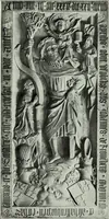 An illustration from Grabdenkmáler im Maingebiet vom anfang des XIV. jahrhunderts bis z um eintritt der renaissance (1907)