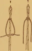 An illustration from A graded course in cord, raffia, lacer work and sewing for elementary schools (1913)