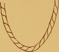 Picture 1 of 127 from A graded course in cord, raffia, lacer work and sewing for elementary schools (1913), leaf 19