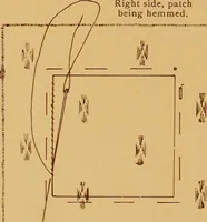 Picture 119 of 127 from A graded course in cord, raffia, lacer work and sewing for elementary schools (1913), leaf 299