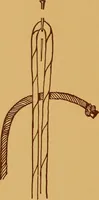 An illustration from A graded course in cord, raffia, lacer work and sewing for elementary schools (1913)