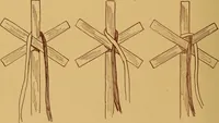 Picture 57 of 127 from A graded course in cord, raffia, lacer work and sewing for elementary schools (1913), leaf 87