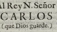 Picture 3 of 5 from Oracion funebre, que dixo el doctor D. Ysidro Sariñan, y Cuenca, Chantre de la Santa Iglesia Metropolitana de Mexico, Cathedratico de Prima de Sagrada Escritura en la Real Universidad ... El dia 20. de Março de 1681 ... En las Exequias de veinte y un Religiosos de la Regular Observancia del Seraphico P. S. Francisco, que murieron à manos de los Indios Apostatas de la Nueva-Mexico, en diez de Agosto del Año de 1680 ... (1681), leaf 2