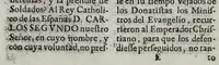 An illustration from Oracion funebre, que dixo el doctor D. Ysidro Sariñan, y Cuenca, Chantre de la Santa Iglesia Metropolitana de Mexico, Cathedratico de Prima de Sagrada Escritura en la Real Universidad ... El dia 20. de Março de 1681 ... En las Exequias de veinte y un Religiosos de la Regular Observancia del Seraphico P. S. Francisco, que murieron à manos de los Indios Apostatas de la Nueva-Mexico, en diez de Agosto del Año de 1680 ... (1681)