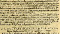 An illustration from Gramatica y arte nueua de la lengua general de todo el Peru, llamada lengua Quichua, o lengua del Inca. : Añadida y cumplida en todo lo que le faltaua de tiempos, y de la Grammatica, y recogido en forma de arte lo mas necessario en los dos primeros libros. Con mas otros dos libros postreros de addiciones al Arte para mas perficionarla, el vno para alcançar la copia de vocablos, y el otro para la elegancia y ornato. Compuesta por el padre Diego Gonçalez Holguin dela Compañia de Iesus natural [sic] de Caçeres (1607)