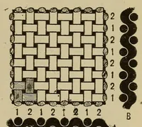 An illustration from Grammar of textile design (1919)