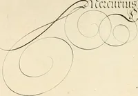 An illustration from Gram[m]ato-graphices : jn qvo varia scripturae emblemata, belgicis, germanicis, italicis, hispanicis, gallicis, et latinis characterib[us] exarata : cum singulorum anatomicis fundamentis ad exacté pingedum perquàm utilia, oculis spectanda jmitandaq[ue], proponuntur (1605)