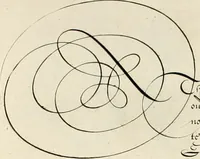 An illustration from Gram[m]ato-graphices : jn qvo varia scripturae emblemata, belgicis, germanicis, italicis, hispanicis, gallicis, et latinis characterib[us] exarata : cum singulorum anatomicis fundamentis ad exacté pingedum perquàm utilia, oculis spectanda jmitandaq[ue], proponuntur (1605)