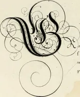 An illustration from Gram[m]ato-graphices : jn qvo varia scripturae emblemata, belgicis, germanicis, italicis, hispanicis, gallicis, et latinis characterib[us] exarata : cum singulorum anatomicis fundamentis ad exacté pingedum perquàm utilia, oculis spectanda jmitandaq[ue], proponuntur (1605)