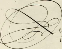 An illustration from Gram[m]ato-graphices : jn qvo varia scripturae emblemata, belgicis, germanicis, italicis, hispanicis, gallicis, et latinis characterib[us] exarata : cum singulorum anatomicis fundamentis ad exacté pingedum perquàm utilia, oculis spectanda jmitandaq[ue], proponuntur (1605)