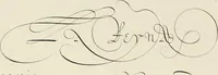 An illustration from Gram[m]ato-graphices : jn qvo varia scripturae emblemata, belgicis, germanicis, italicis, hispanicis, gallicis, et latinis characterib[us] exarata : cum singulorum anatomicis fundamentis ad exacté pingedum perquàm utilia, oculis spectanda jmitandaq[ue], proponuntur (1605)
