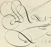 An illustration from Gram[m]ato-graphices : jn qvo varia scripturae emblemata, belgicis, germanicis, italicis, hispanicis, gallicis, et latinis characterib[us] exarata : cum singulorum anatomicis fundamentis ad exacté pingedum perquàm utilia, oculis spectanda jmitandaq[ue], proponuntur (1605)