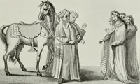 An illustration from Granada and the Alhambra, a brief description of the ancient city of Granada, with a particular account of the Moorish palace (1907)