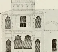 An illustration from Granada and the Alhambra, a brief description of the ancient city of Granada, with a particular account of the Moorish palace (1907)