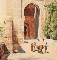 An illustration from Granada, present and bygone (1908)