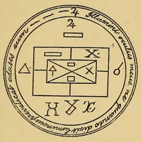 An illustration from The "Grand grimore;" (1910)