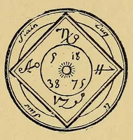 An illustration from The "Grand grimore;" (1910)