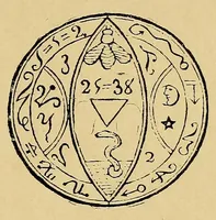 An illustration from The "Grand grimore;" (1910)