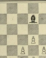 An illustration from The grand tactics of chess, an exposition of the laws and principles of chess strategetics, the practcal application of these laws and principles to the movement of forces; mobilization, development, manoeuvre, and operation (1898)