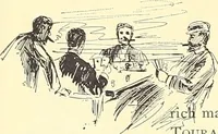 An illustration from Grand winter excursion to the Mediterranean, the Orient, and the Holy Land : including the Azores, Portugal, Spain, France, Italy, Sicily, Egypt, Palestine, Turkey, Greece, Malta, Tunis, and Algeria by the well-known fast twin-screw express steamship "La Touraine," 10,000 tons, 14,000 horse-power, length 540 feet, commander Santelli : sailing from New York, February 4th, 1896, and returning about April 5th, 1896, duration of round trip, two months (1895)
