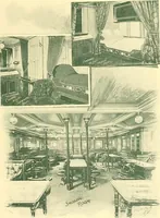 An illustration from Grand winter excursion to the Mediterranean, the Orient, and the Holy Land : including the Azores, Portugal, Spain, France, Italy, Sicily, Egypt, Palestine, Turkey, Greece, Malta, Tunis, and Algeria by the well-known fast twin-screw express steamship "La Touraine," 10,000 tons, 14,000 horse-power, length 540 feet, commander Santelli : sailing from New York, February 4th, 1896, and returning about April 5th, 1896, duration of round trip, two months (1895)