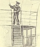 An illustration from Grand winter excursion to the Mediterranean, the Orient, and the Holy Land : including the Azores, Portugal, Spain, France, Italy, Sicily, Egypt, Palestine, Turkey, Greece, Malta, Tunis, and Algeria by the well-known fast twin-screw express steamship "La Touraine," 10,000 tons, 14,000 horse-power, length 540 feet, commander Santelli : sailing from New York, February 4th, 1896, and returning about April 5th, 1896, duration of round trip, two months (1895)