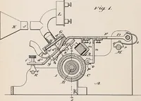 An illustration from [Graphophone patents] (1878)
