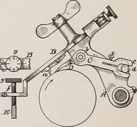 An illustration from [Graphophone patents] (1878)