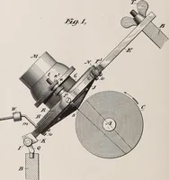 An illustration from [Graphophone patents] (1878)