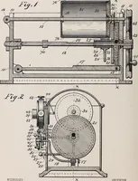 An illustration from [Graphophone patents] (1878)