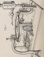An illustration from [Graphophone patents] (1878)