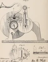 An illustration from [Graphophone patents] (1878)